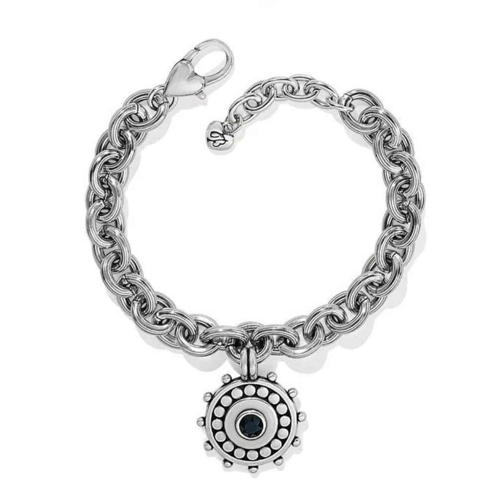 Pebble Dot Medali Chain Bracelet Style JF0108 $82  black